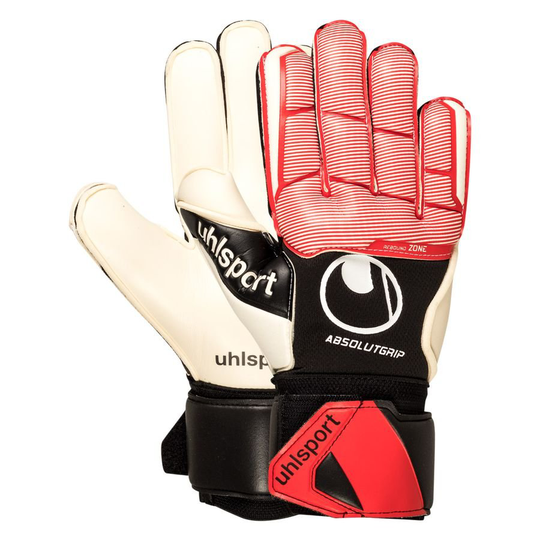 Uhlsport Maalivahdin Hanskat Absolutgrip - Musta/Punainen/Valkoinen