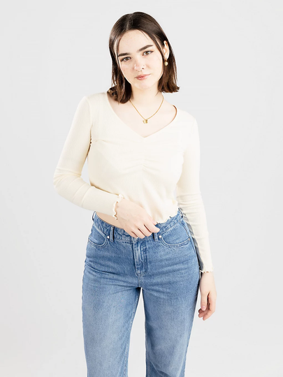 Kazane Rosalina Long Sleeve T-Shirt valkoinen
