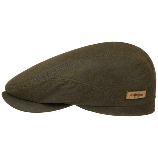 Stetson Driver Cap Waxed Organic Cotton - Olive - Unisex - 58