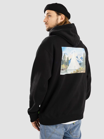 HUF Discover Nature Hoodie musta