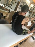 Pure Pilates Spine -miesten toppi (Musta)
