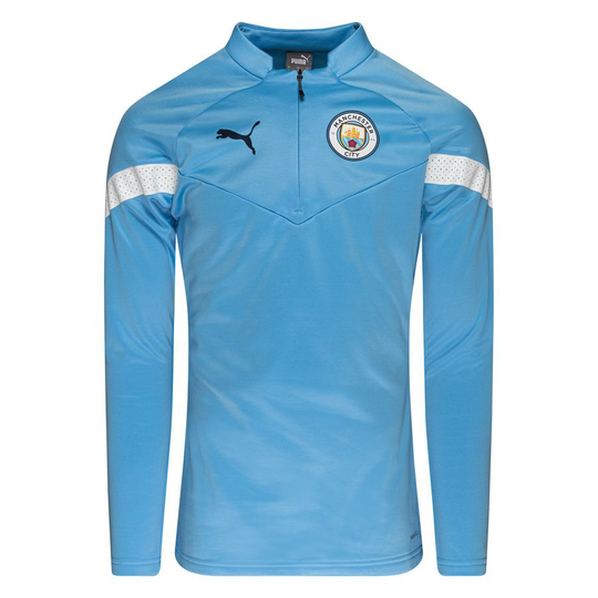 Manchester City Harjoituspaita Fleece - Sininen/Valkoinen