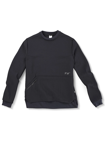FW Source Powerair Crew Fleece Pullover musta