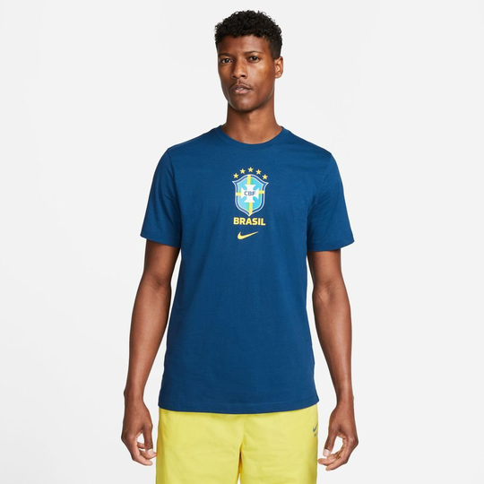 Brasilia T-paita Crest - Navy - Nike, koko Small