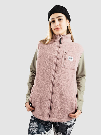 Eivy Lumberjackie Sherpa Fleece Vest pinkki
