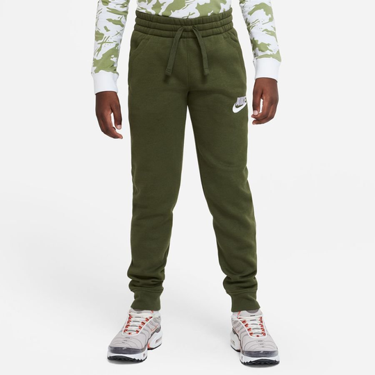 Nike NSW Housut Fleece Club - Vihreä/Valkoinen, koko L: 147-158 cm