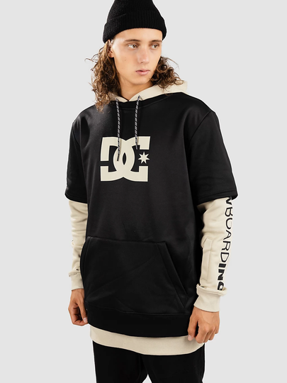 DC Dryden Shred Hoodie musta