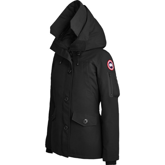 Talvitakki Canada Goose Montebello Parka - Notched Brim - Black - Naiset - S