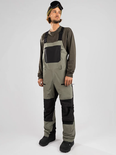 Jones Snowboards Mountain Surf Bib Pants vihreä