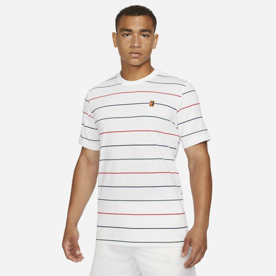 Nike Emb Stripes Tee, Miesten padel ja tennis T-paita