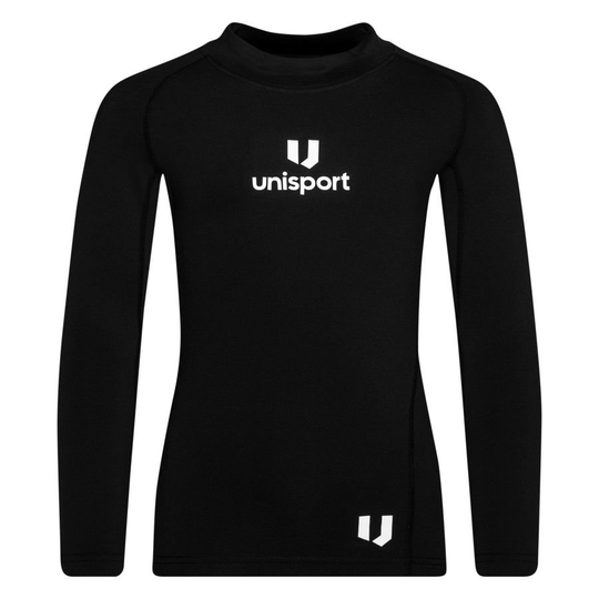 Unisport Warm Turtleneck Aluspaita - Musta Lapset