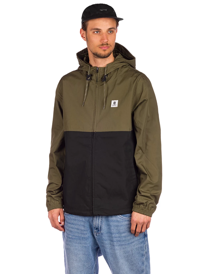Element Alder Light 2 Tones Jacket vihreä