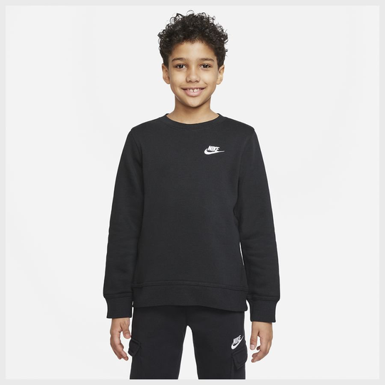 Nike Collegepaita NSW Club - Musta/Valkoinen Lapset