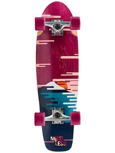 Mindless Longboards Sunset 28" Complete punainen