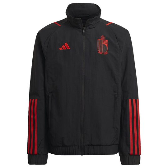 Belgia Treenitakki Presentation Tiro 23 Mm 2022 - Musta/punainen Lapset - adidas, koko 140 cm