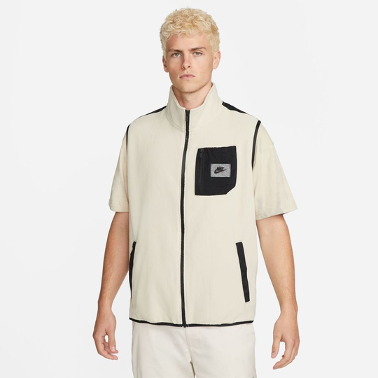 Nike Liivi Fleece NSW Therma-FIT - Beige/Musta
