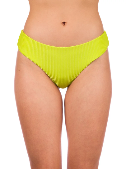 Volcom Simply Rib Cheeky Bikini Bottom vihreä