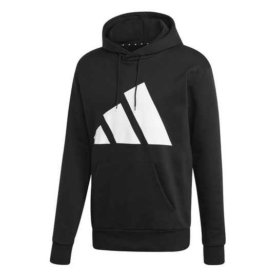 adidas Huppari Athletics - Musta/valkoinen, koko Large