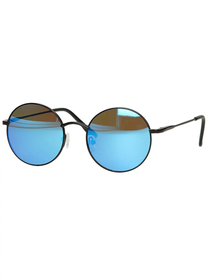 Glassy Mayfair Premium Polarized Black/Blue Sunglasses musta