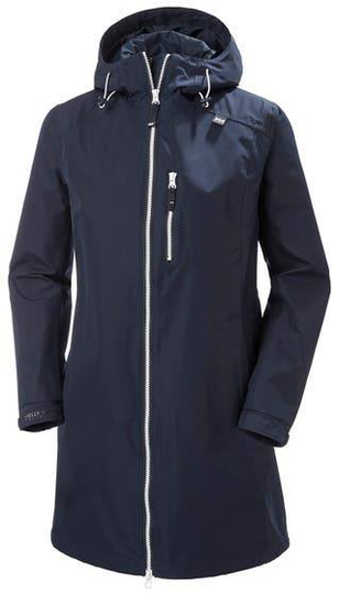 Women's Long Belfast Jacket Navy XXL