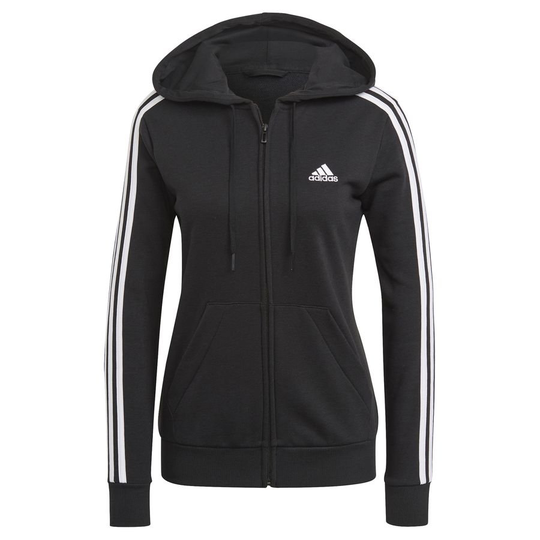 adidas Huppari 3-Stripes Essentials - Musta/Valkoinen Nainen