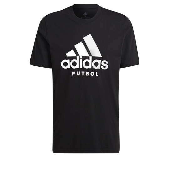 adidas T-paita Futbol Logo - Musta/Valkoinen
