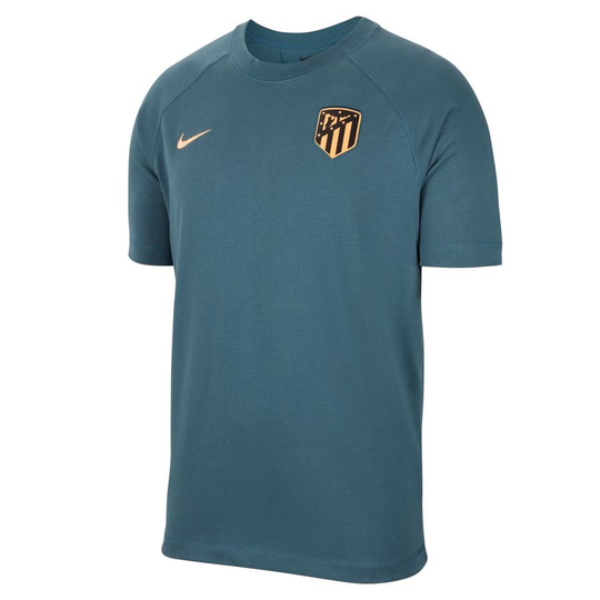 Atletico Madrid T-paita Travel - Vihreä/Oranssi - Nike, koko Medium