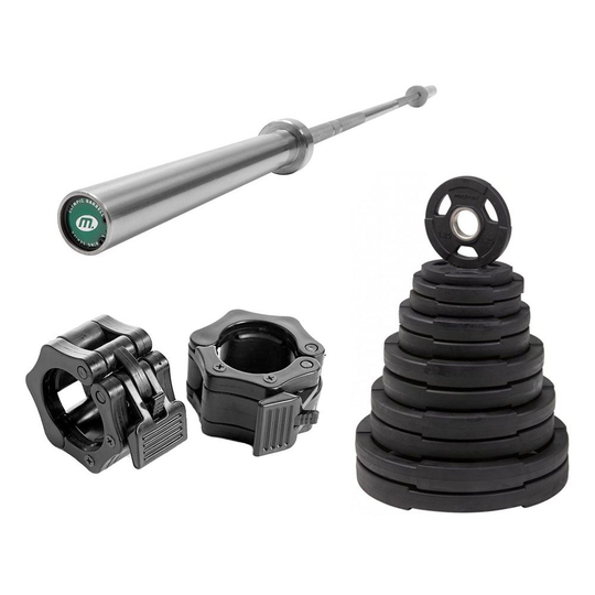 Master Fitness Styrke Set Deluxe 500 kg, Voimapaketti Kumipäällyste