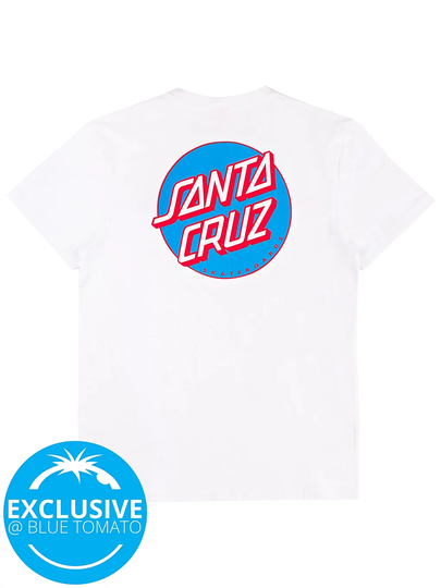 Santa Cruz X BT OG Classic Dot T-Shirt valkoinen
