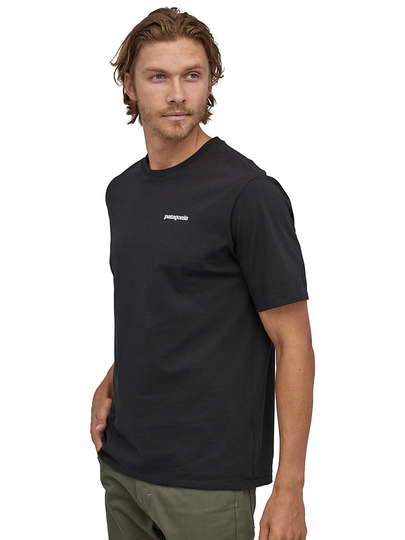 Patagonia P-6 Logo Responsibili T-Shirt musta