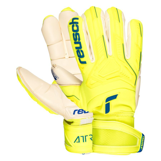 Reusch Maalivahdin Hanskat Attrakt FreeGel Gold X Finger Support - Keltainen/Sininen/Valkoinen