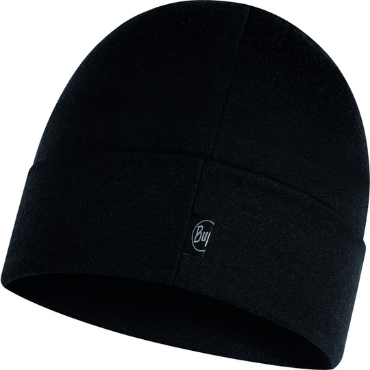 Buff Merino Heavyweight Beanie - Black - Unisex - OneSize