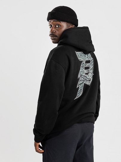 Primitive Stickers Dirty P Hoodie musta