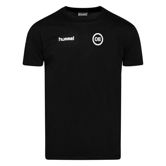 Odense Boldklub T-paita Go Cotton - Musta/Valkoinen