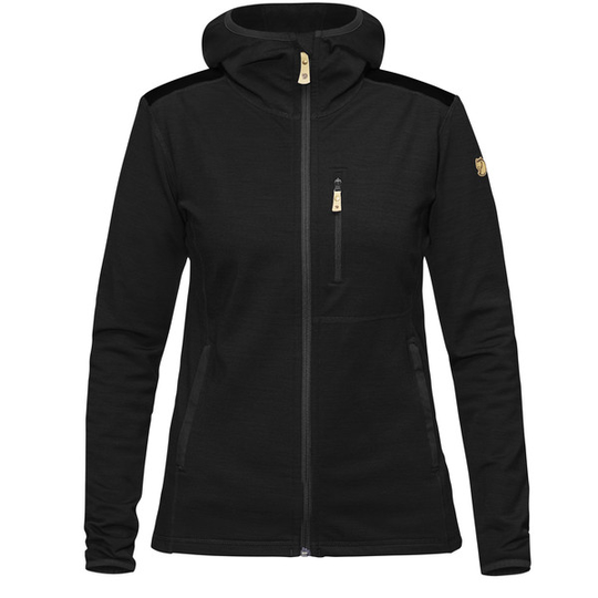 Fjällräven Keb Fleece Hoodie W - Dark Grey - Naiset - XS