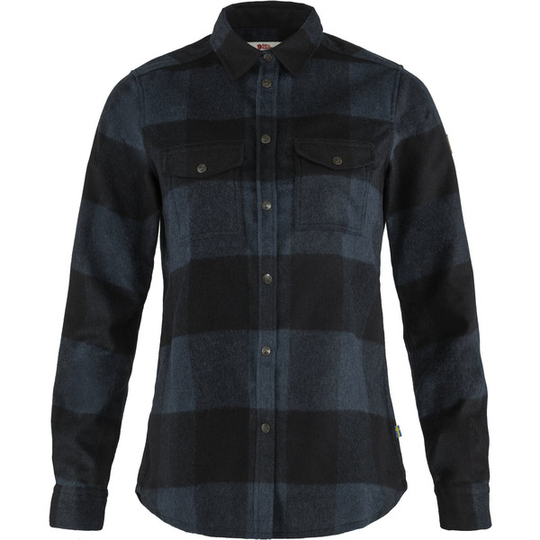 Fjällräven Canada Shirt W - Navy-black - Naiset - L