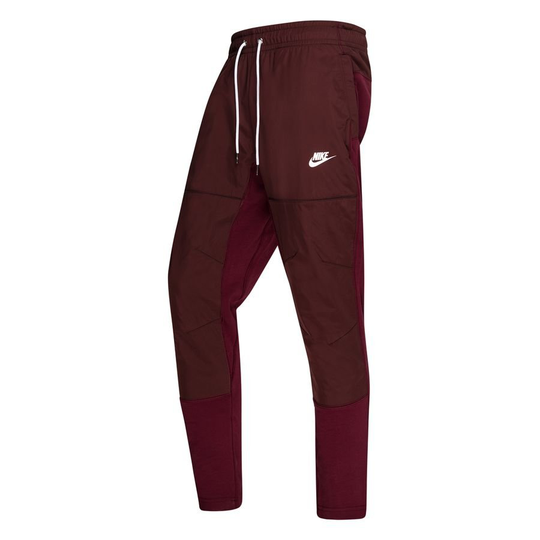 Nike Housut NSW Modern Essentials Fleece - Viininpunainen/Valkoinen
