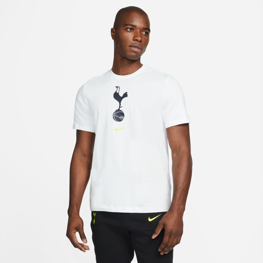 Tottenham T-paita Crest - Valkoinen