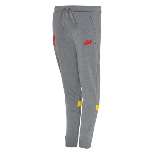 Liverpool Treenihousut Dri-FIT Fleece - Harmaa/Keltainen/Punainen Lapset