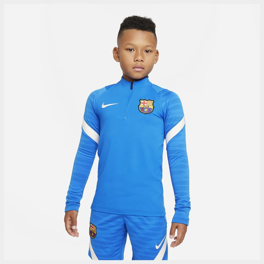 Barcelona Harjoituspaita Dri-FIT Strike Drill - Sininen/Valkoinen Lapset