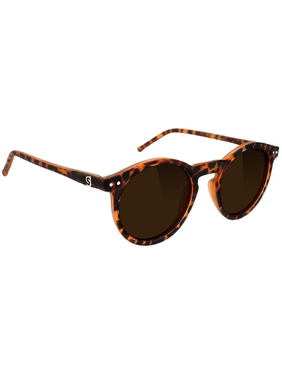 Glassy Premium Polarized Matte Tortoise Sunglasses ruskea