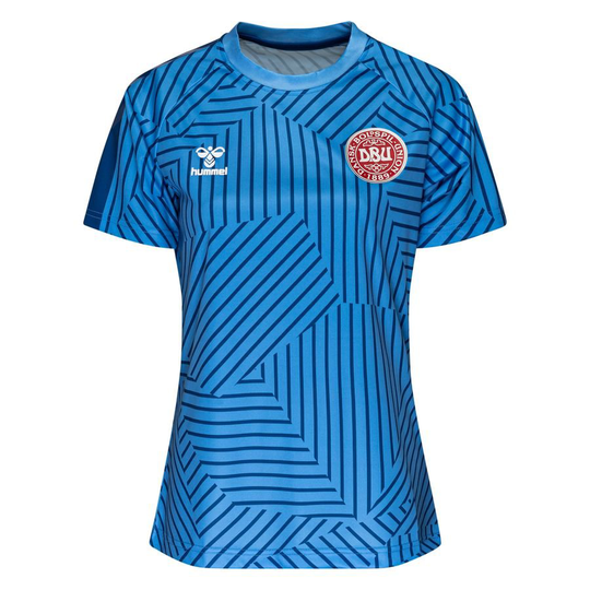 Tanska Treenipaita Pre Match Naisten EM 2022 - Sininen Nainen