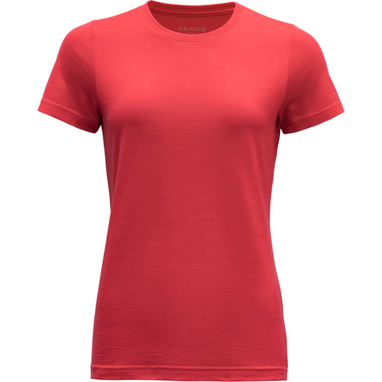 Devold Eika Woman Tee - Poppy - Naiset - L