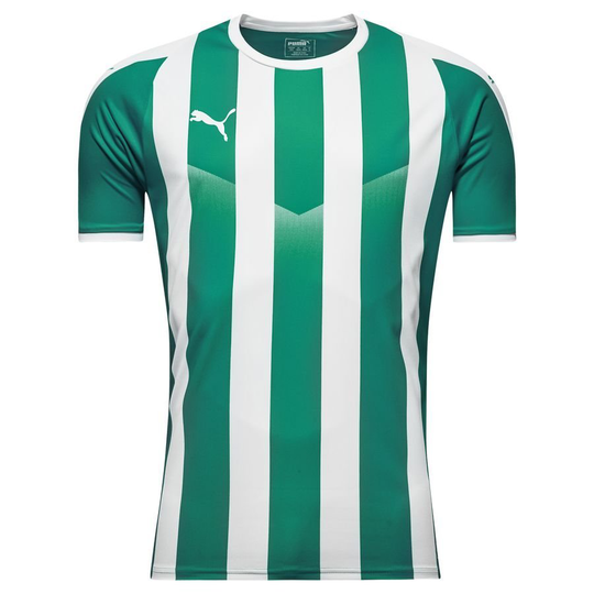 PUMA Pelipaita LIGA Striped - Vihreä/Valkoinen Lapset, koko YS/128 cm