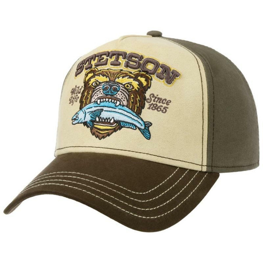 Stetson Trucker Cap Wild Life - Beige/brown - Unisex - OneSize
