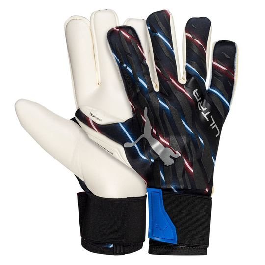 PUMA X Unisport Maalivahdin Hanskat Ultra Grip 1 Hybrid Pro Barbershop - Sininen/Oranssi LIMITED EDITION