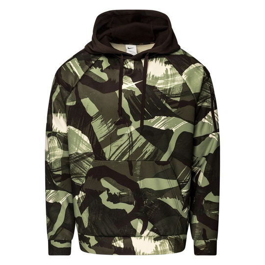 Nike Huppari Therma Camo - Vihreä/Ruskea/Valkoinen
