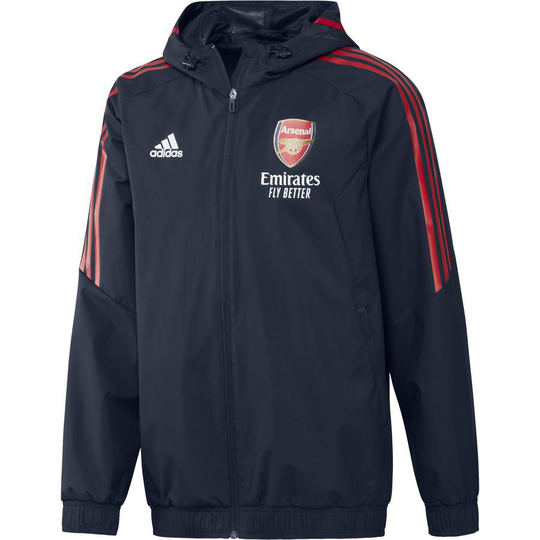 Arsenal Takki All Weather - Navy/punainen - adidas, koko Large