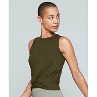 Moonchild Draped Tank -toppi (Dark Olive)