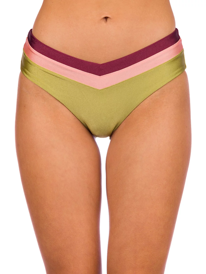Rip Curl Tallows High Waist Cheeky Bikini Bottom vihreä